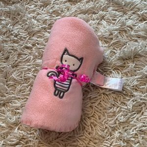 𝅺Honey Bunny Baby Security Blanket Soft Plush Lovey